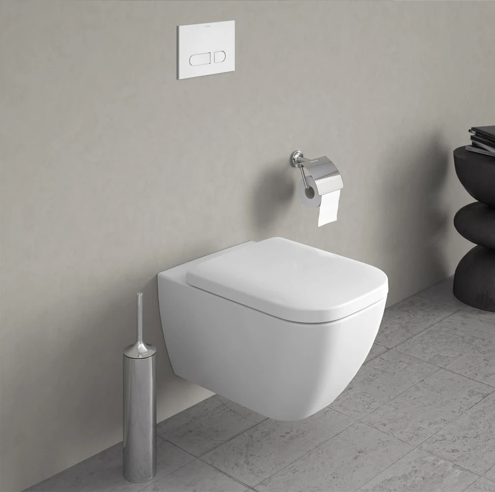 Duravit Happy D.2 Wall-hanging toilet White, Comfort 2550490075