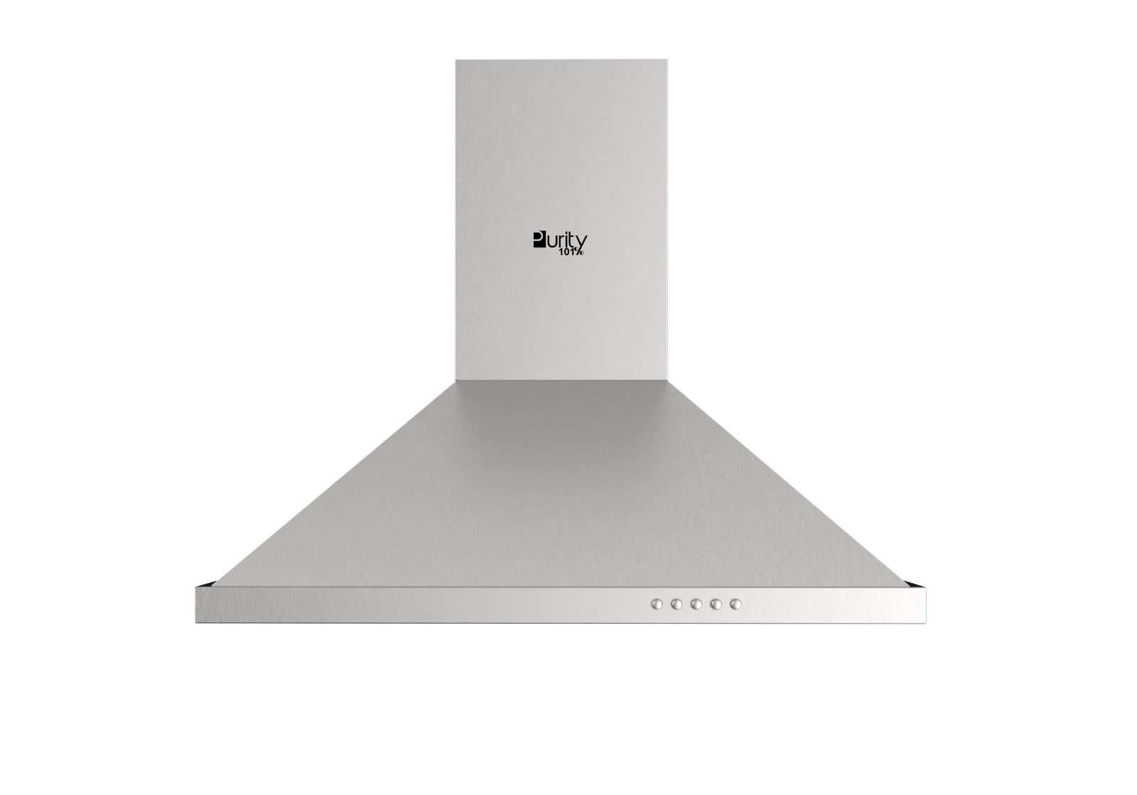 Purity Pansy X Kitchen Hood – 650 m³/h suction power, 3-speed settings, 90 cm Silver