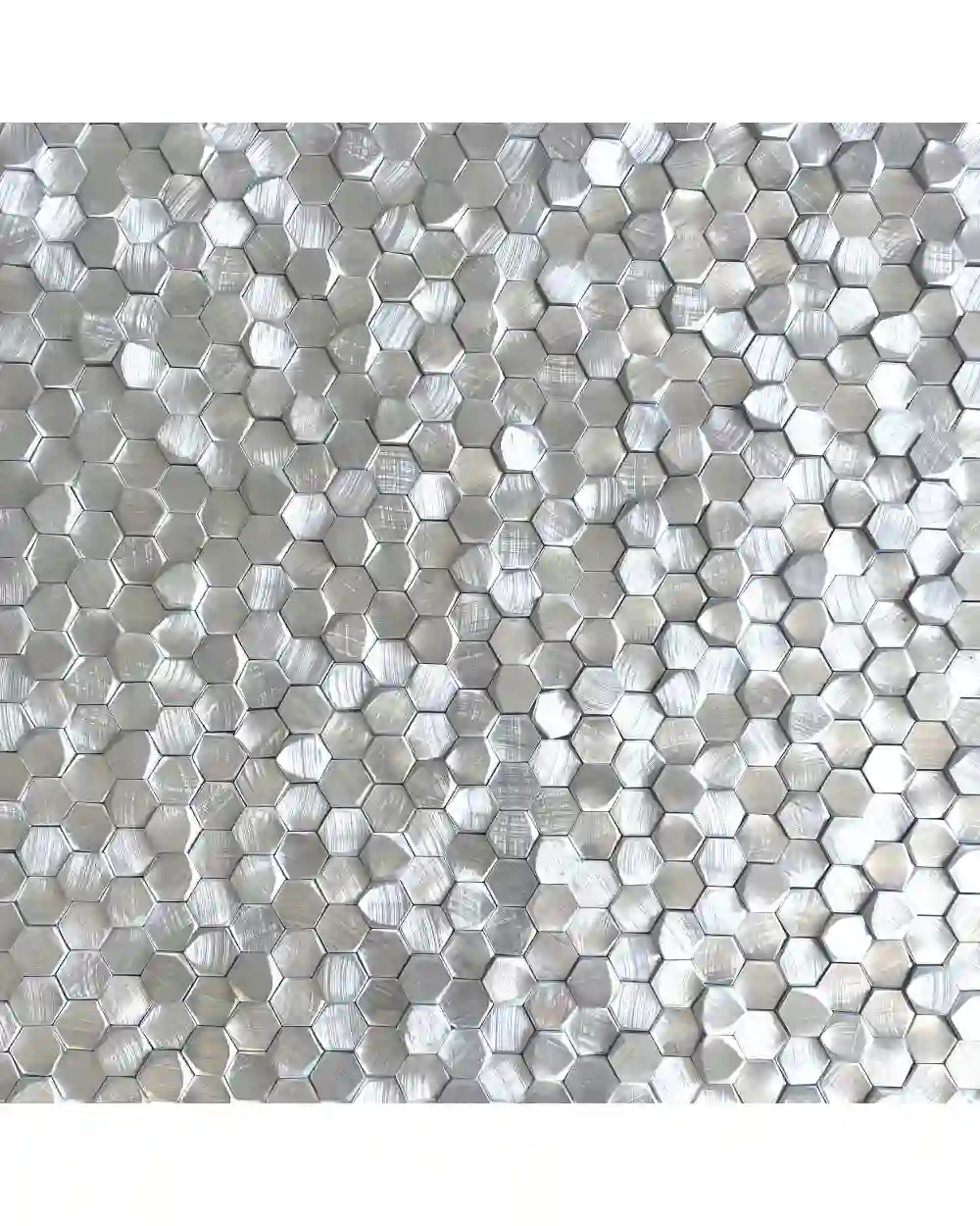 Beroia Chinese Sheet Paris 301 Mosaic 29.3 × 29.5 cm - Silver