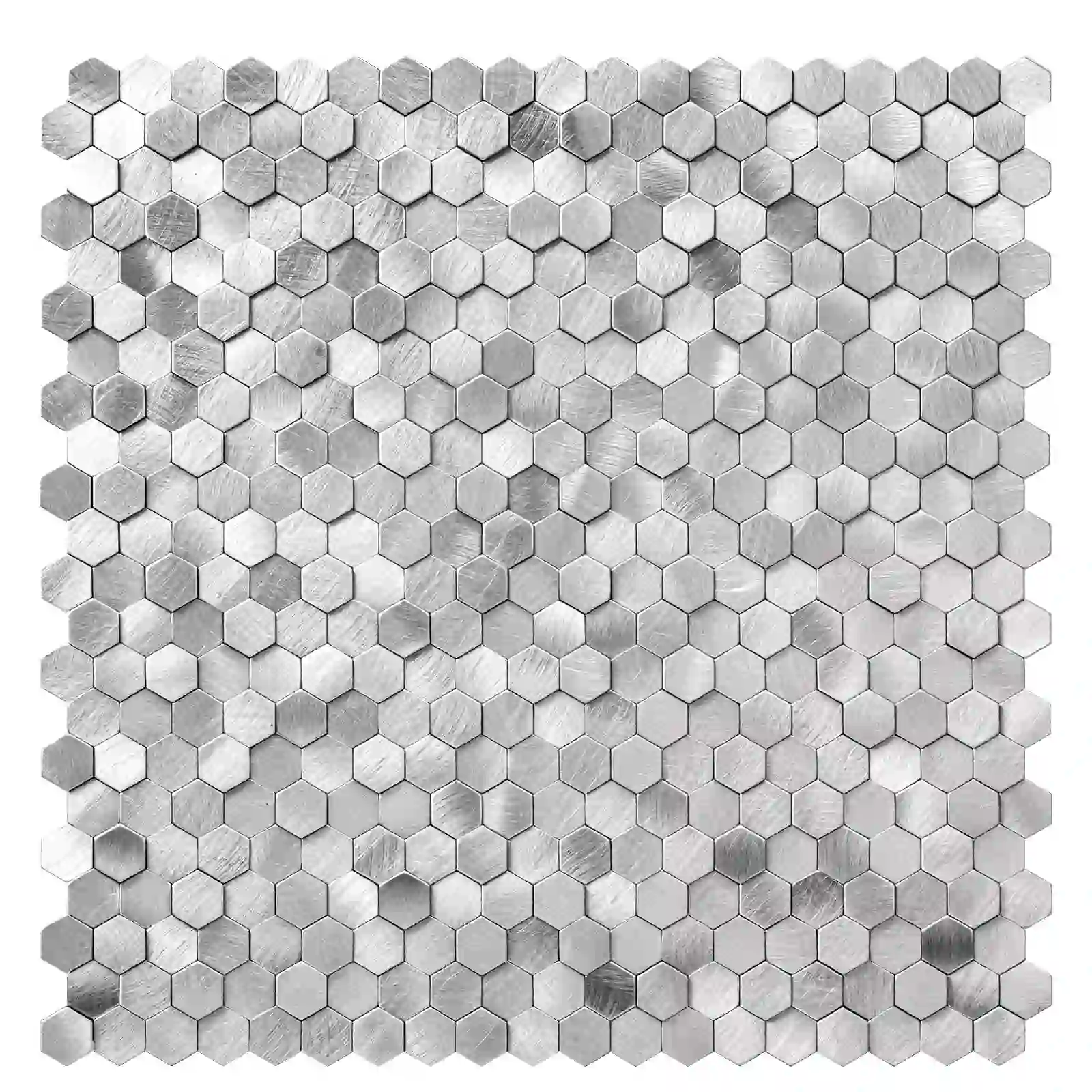Beroia Chinese Sheet Paris 301 Mosaic 29.3 × 29.5 cm - Silver