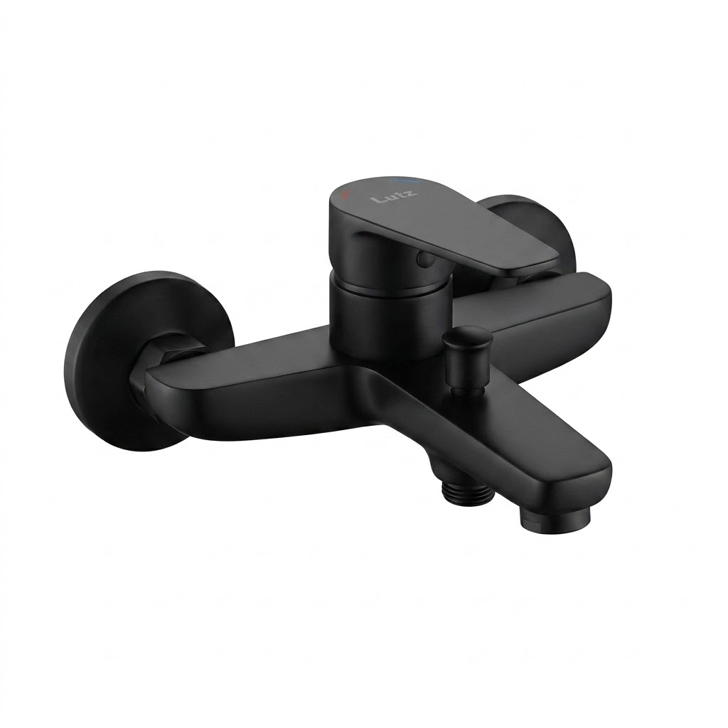 Lutz Schon Bathtub Mixer - Matte Black
