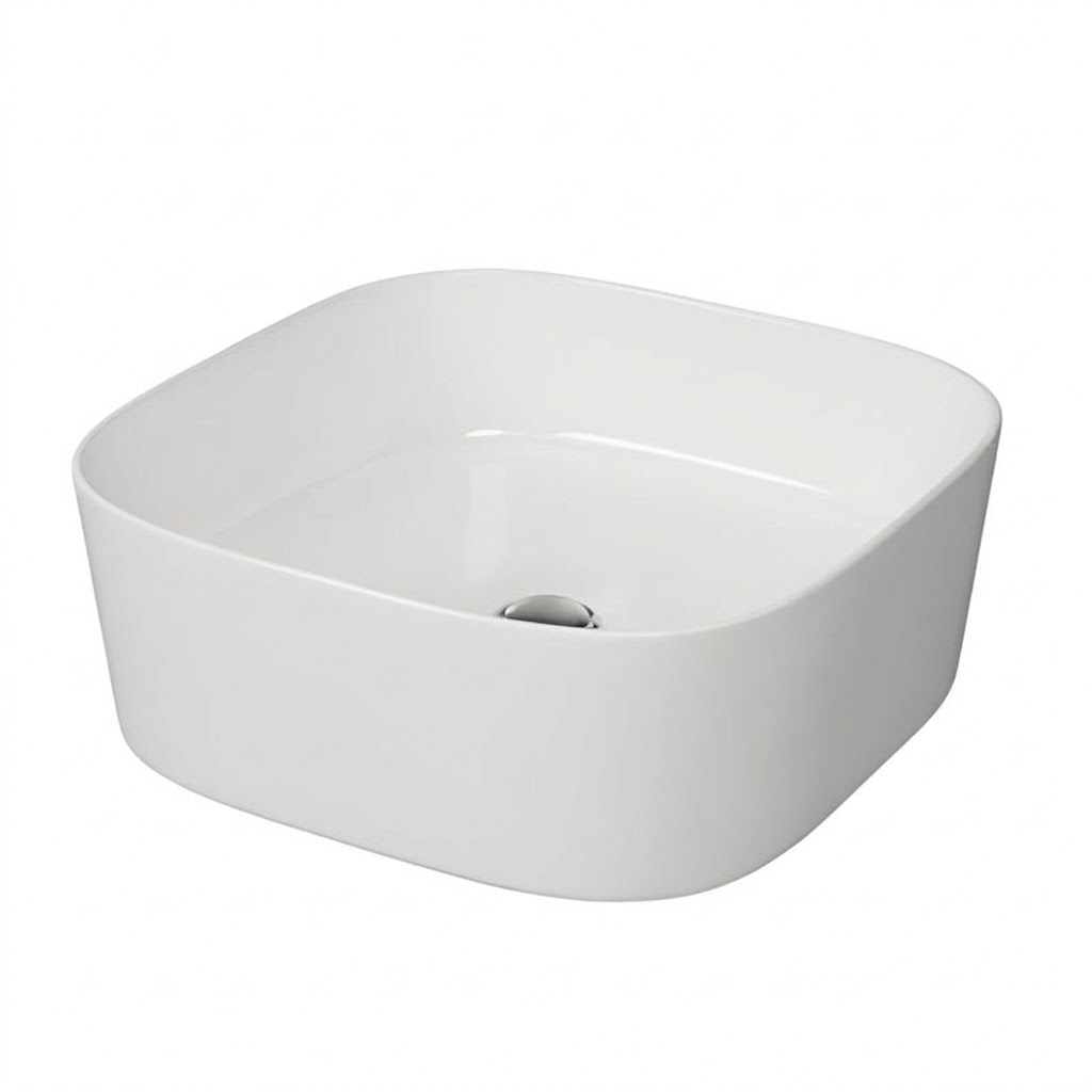 Sarreguemines Dinan Over Counter Washbasin 40 cm White