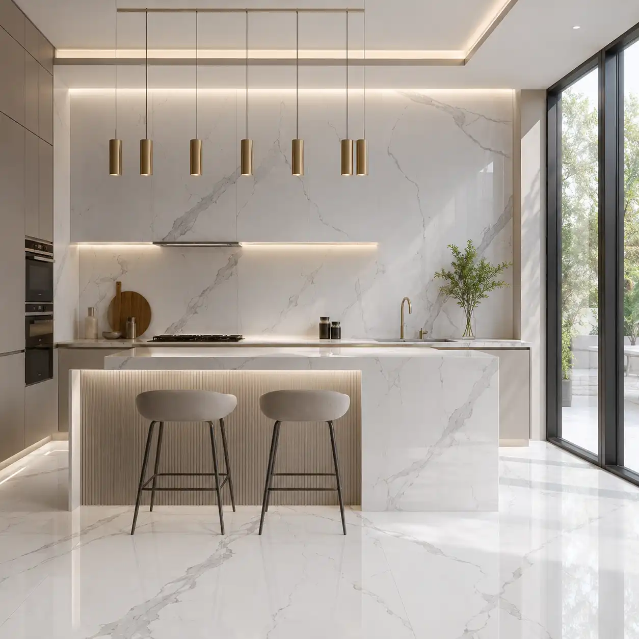 Beroia Indian Porcelain Italica 30204 BITLK Glossy 120 × 300 cm Carrara 3.6 m²