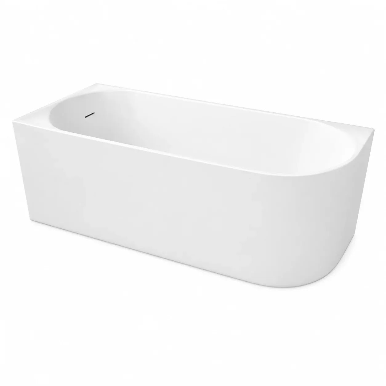 bathtub Kevano Moscow Right  70 × 150 cm	White seamless