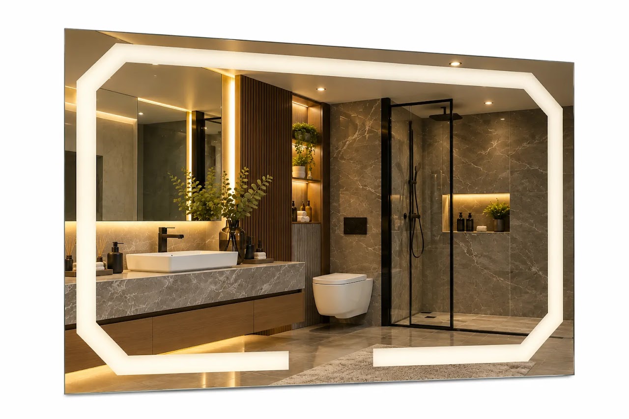 مرايا مضيئه روفيتى 60 × 80 سم 1014