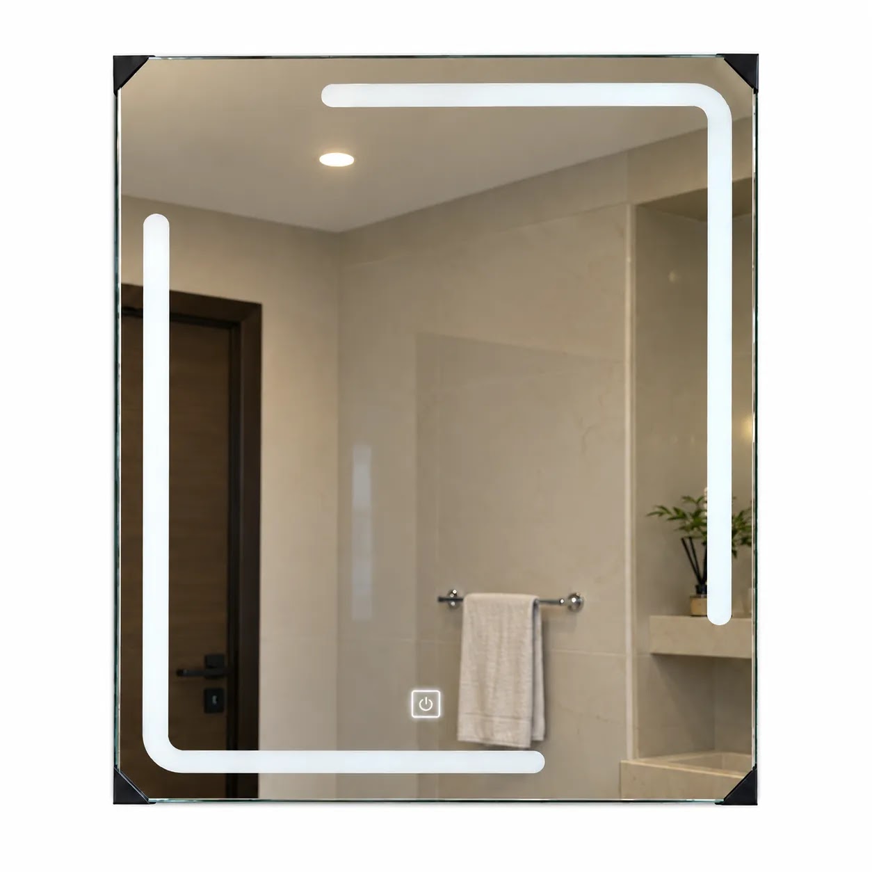 مرايا روفيتى مضيئه 60 × 80 سم 1102