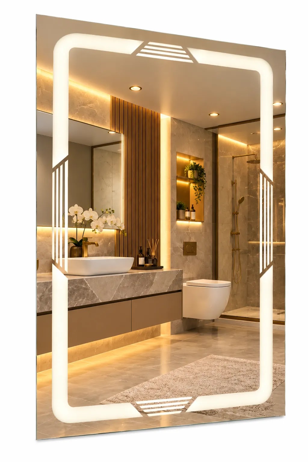 مرايا مضيئه روفيتى 60 × 80 سم 1064