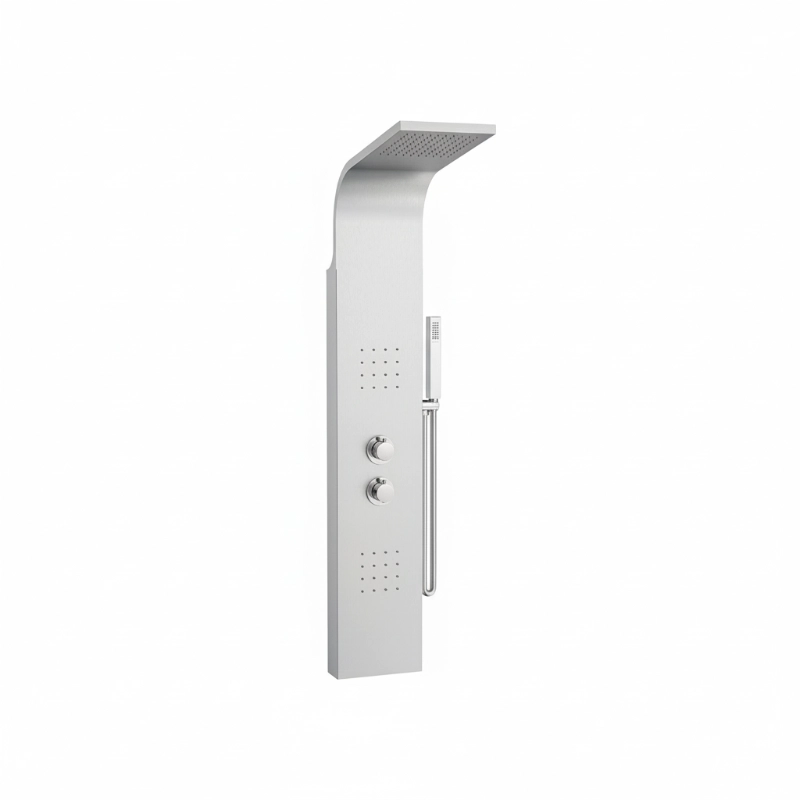 Roca Essential Shower Panel Chrome A5A9A8BC00