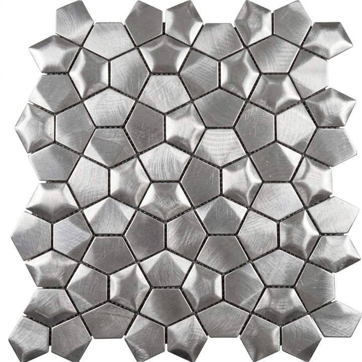 بيرويا شيت صينى باريس 602 ح موزاييك 29.7 × 29.7 سم جراى