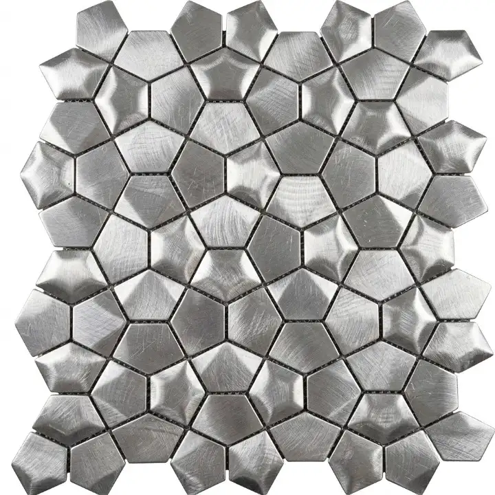بيرويا شيت صينى باريس 602 ح موزاييك 29.7 × 29.7 سم جراى