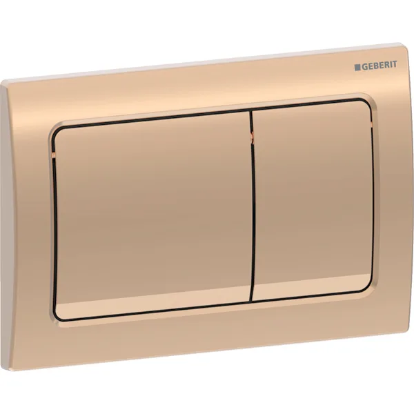 Geberit Alpha01 actuator plate , square red gold 115055QA1