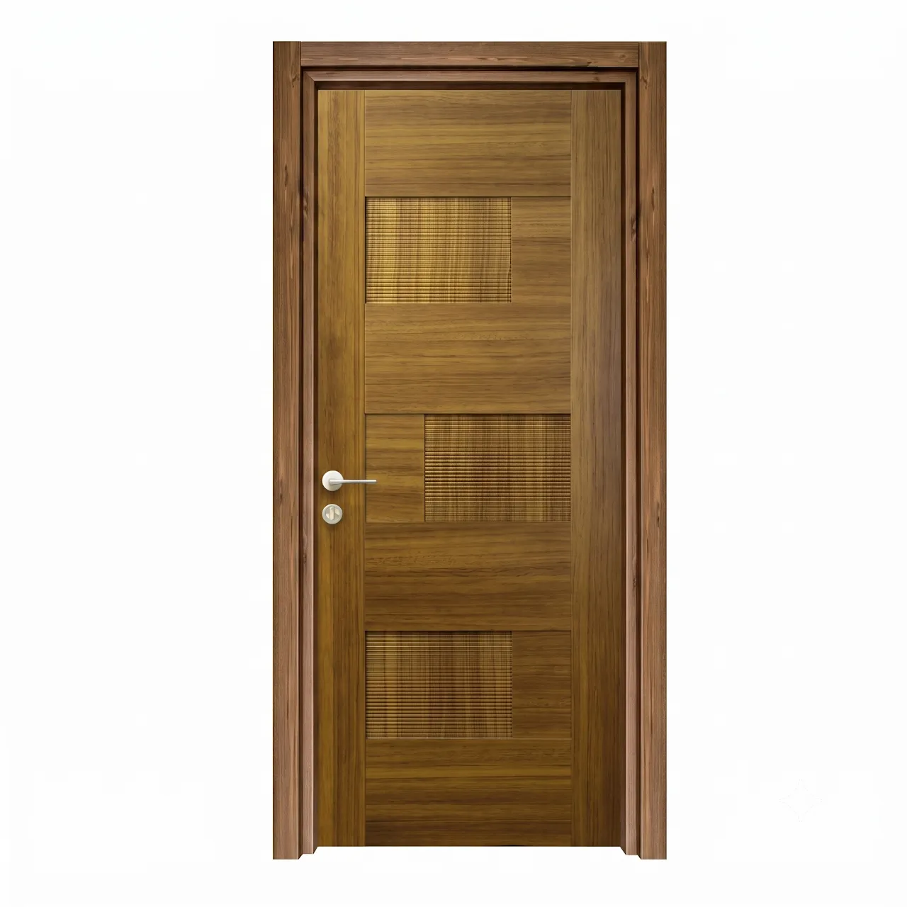 ELW باب حمام UK 3-903 PVC حلق اكريليك 80 × 215 سم دارك بيج 209 بالاكسسوار