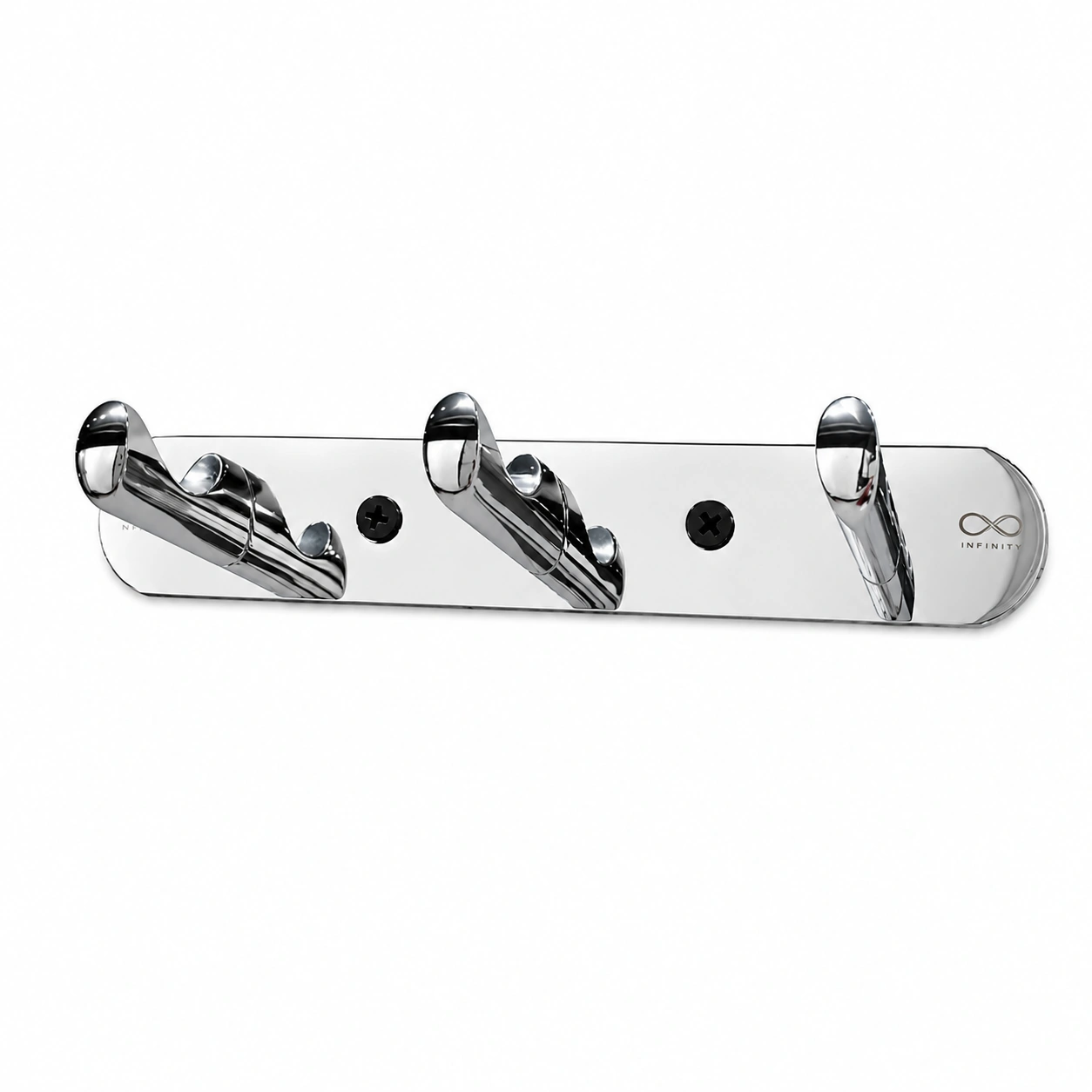 Infinity Accessory Triple Chrome Robe hook IN 4053