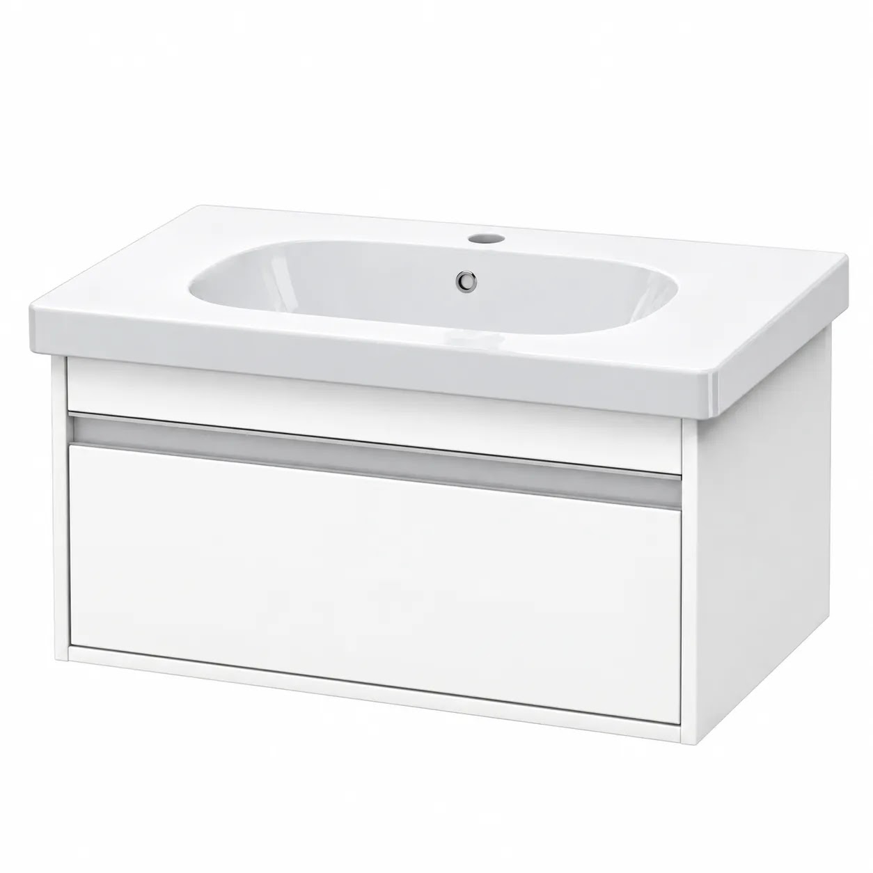 Vanity Unit DURAVIT Ketho Wooden 1 Drawer with Basin 45.5 × 100 cm Matte White KT 0194018180000