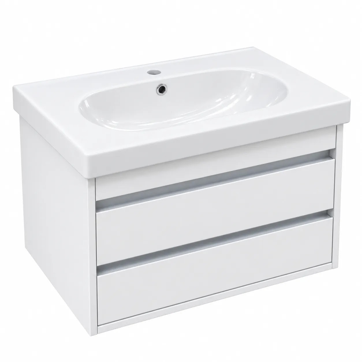 Vanity Unit DURAVIT Ketho Wooden 2 Drawers with Basin 45.5 × 80 cm Matte White KT 0195018180000