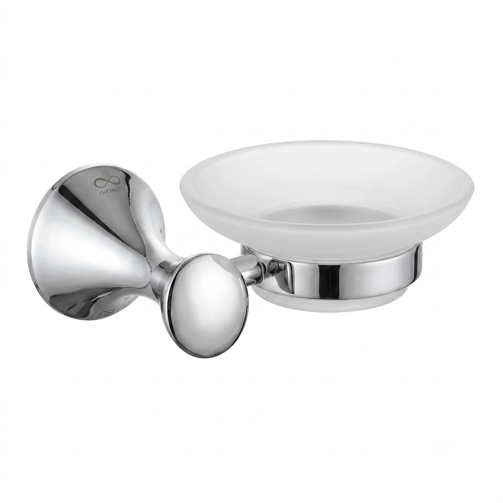 Infinity Accessory Soap dish with holder Chrome IN 1639