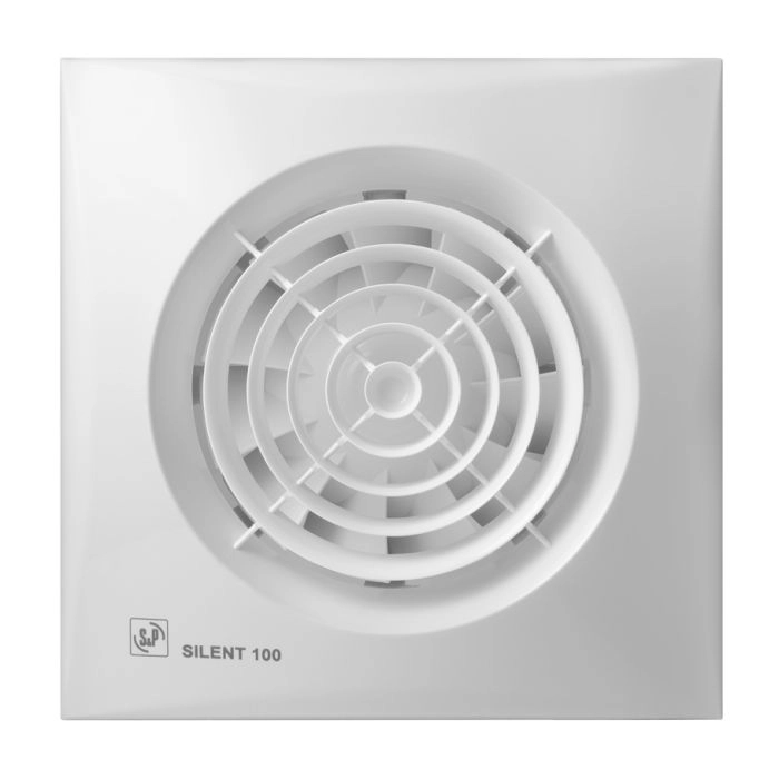S&P Silent Fans Bathroom Exhaust Fan 29W 6" Outlet 280 m³/h 21×21 cm White 300 Spanish