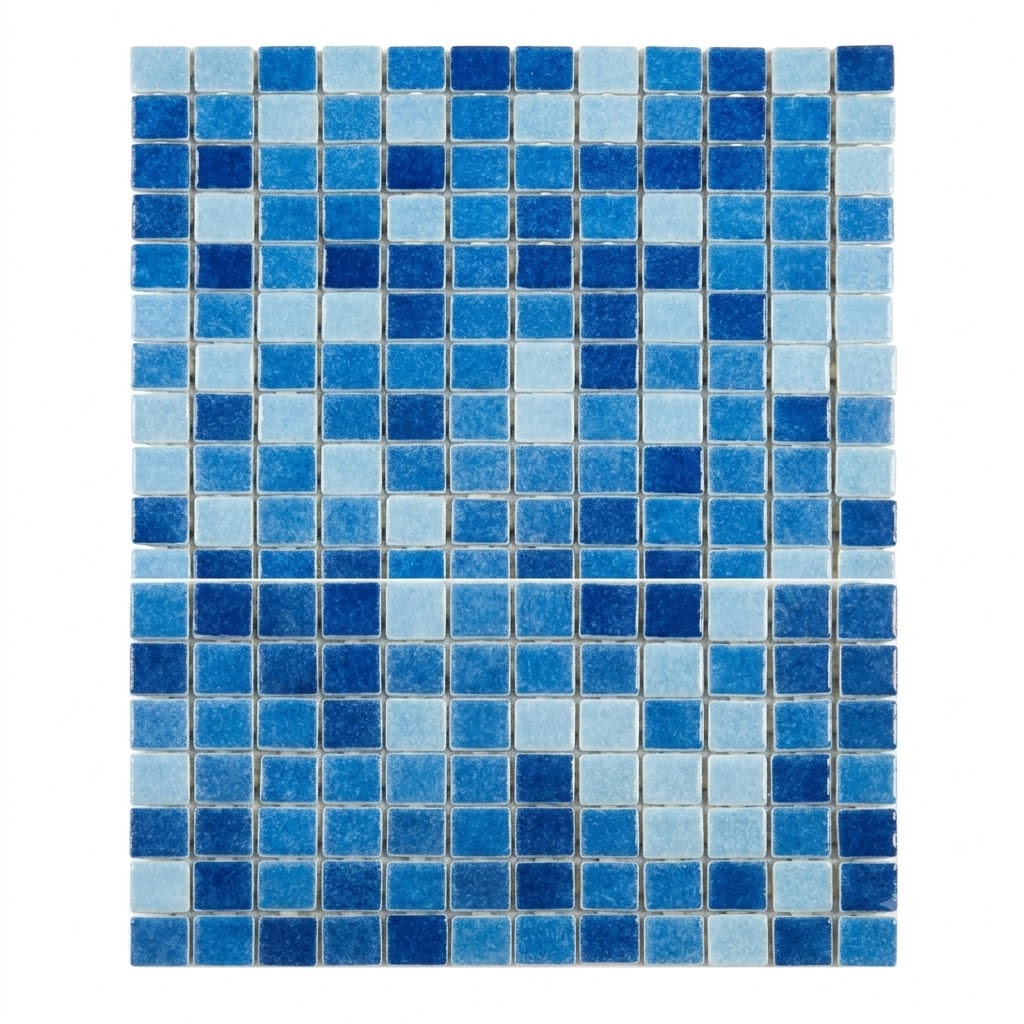 يورو ارب شيت اسبانى اوربيك حمام سباحه ميكس موزاييك 31.5 × 46 سم بلو 2.0286