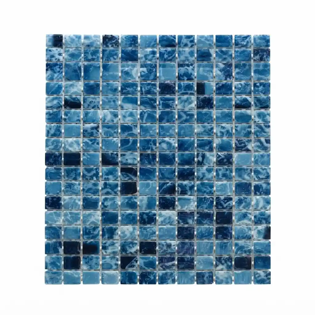 Euro Arab Spanish Sheet Aranda DOT Swimming Pool Mosaic 31.5 × 46 cm - Blue 2.0286