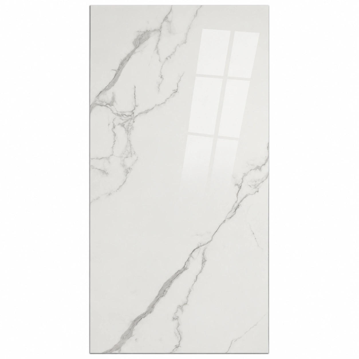 Beroia Indian Porcelain Italica 302016 BITLK Glossy 120 × 300 cm Grey 3.6 m²
