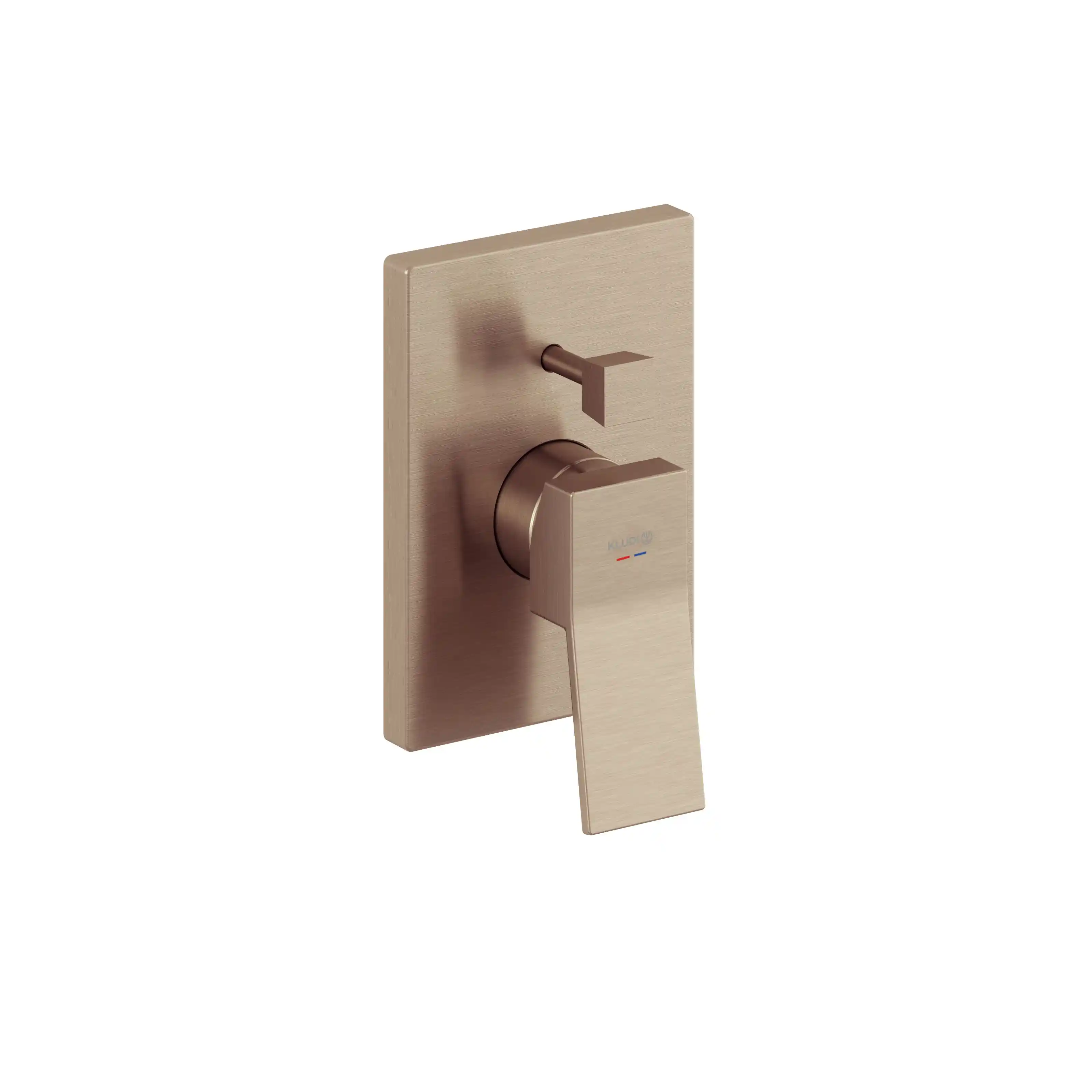 KLUDI RAK Tetra Bathtub Concealed Mixer with Diverter - Matte Bronze