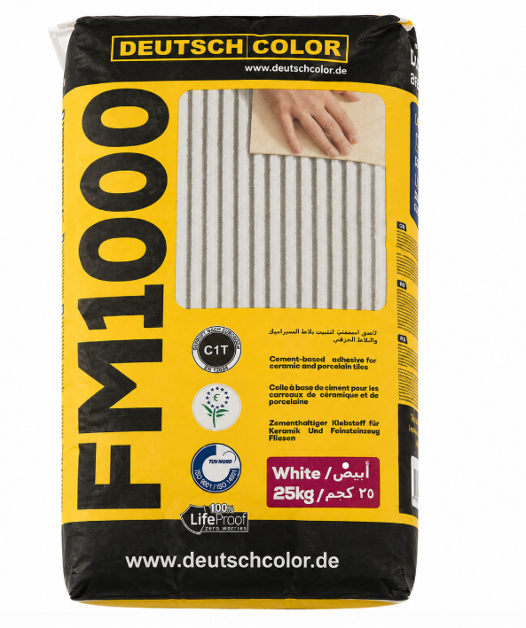 Deutsch color Ceramic Adhesive FM 1000 White 25 kg