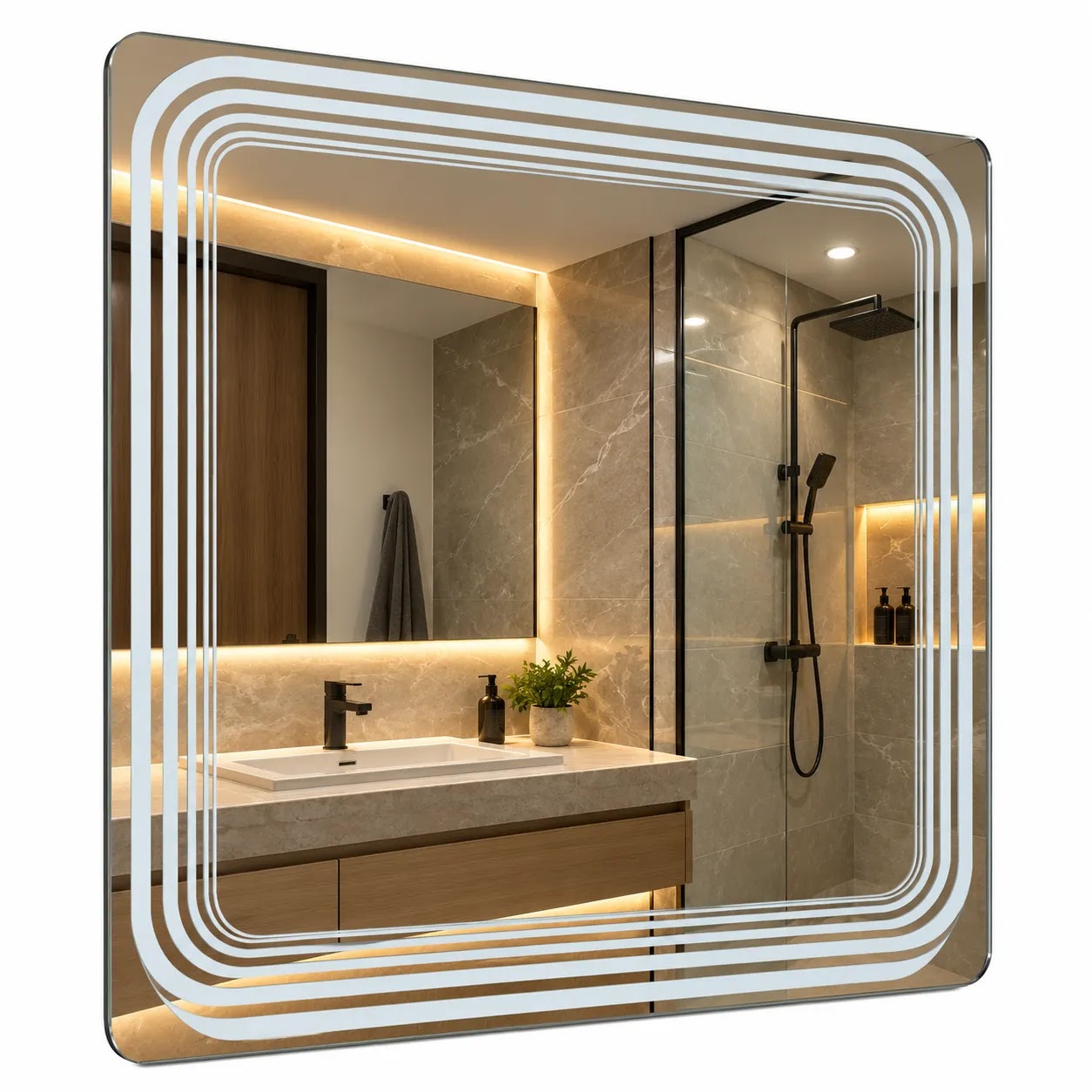 مرايا مضيئه صن رايز 70 سم R 3009