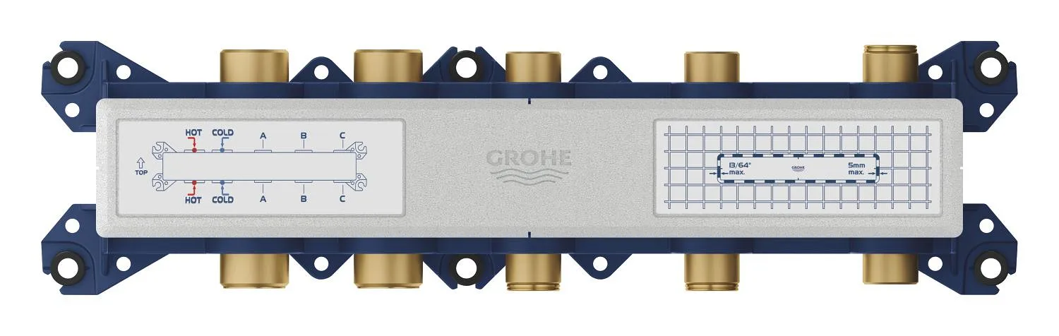 Grohe concealed body for Aqua 3 bath mixer tap 1068690000