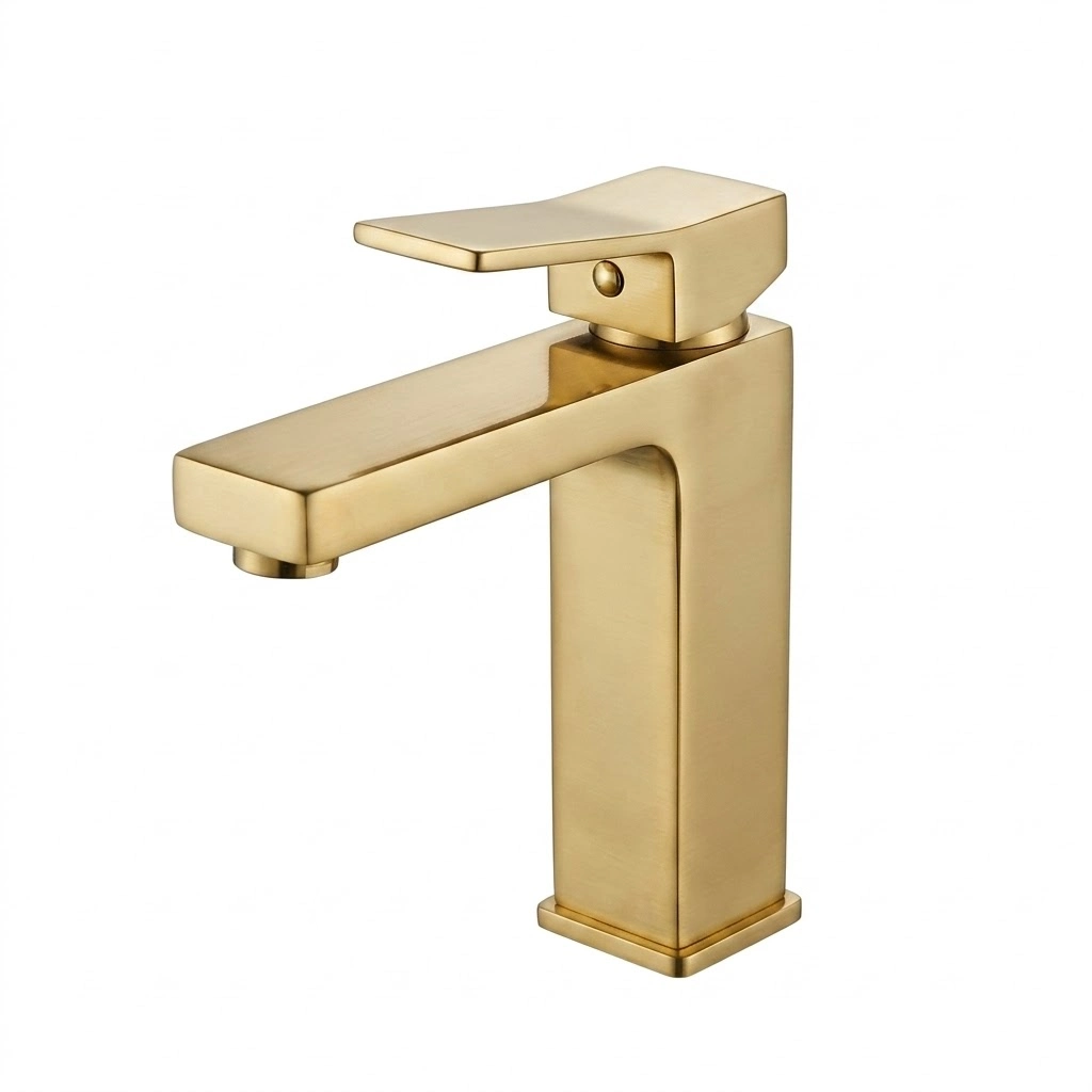 Kludi RAK Tetra Basin Mixer Medium UAE - Matte Gold