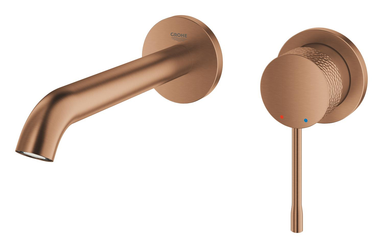 Grohe New Essence 2-hole basin mixer M size 18 cm Crafted - Matte Rose Gold