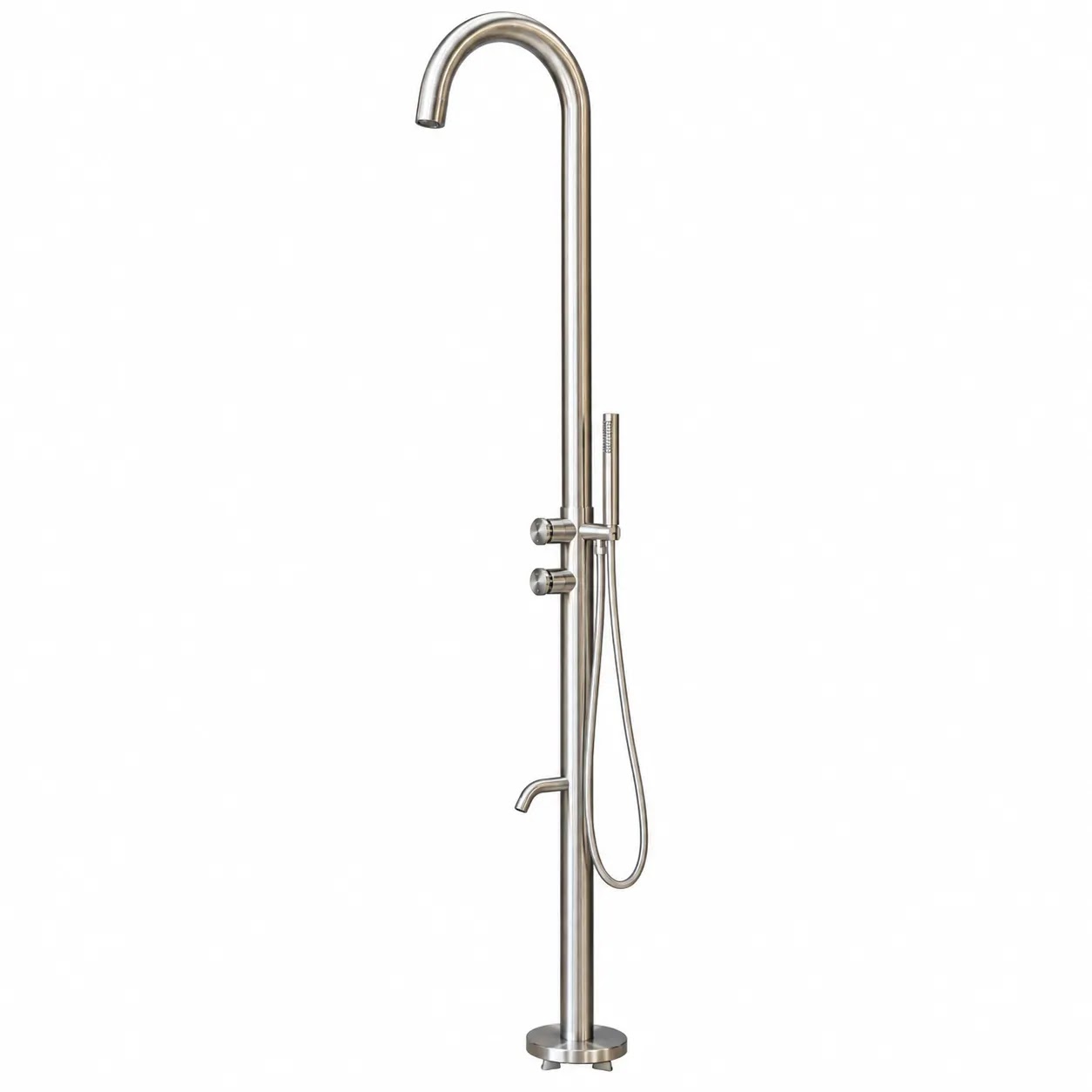 Floor-mounted Kludi Rak outdoor shower Chrome  RAK 80400F800 UAE GER