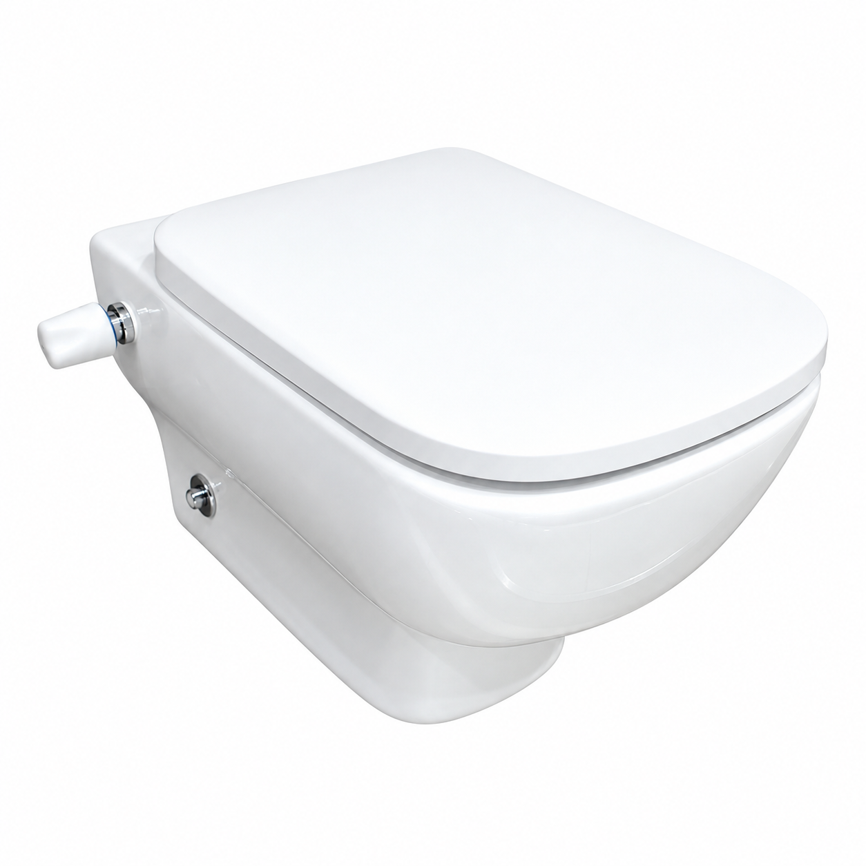 Ideal Standard New Esedra Wall-Hung Toilet with Seat & Bidet Spray G 282801
