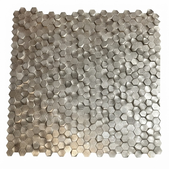بيرويا شيت صينى الومنيوم نايت باريس 303 ح موزاييك 29.5 × 30.5 سم شامبين
