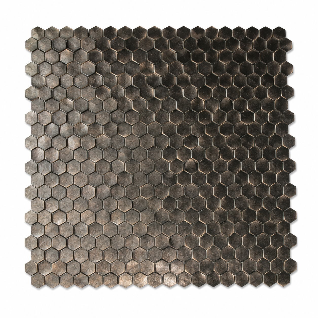 Beroia Chinese Aluminum Sheet Night Paris 306 Mosaic 29.5 × 30.5 cm - Brown