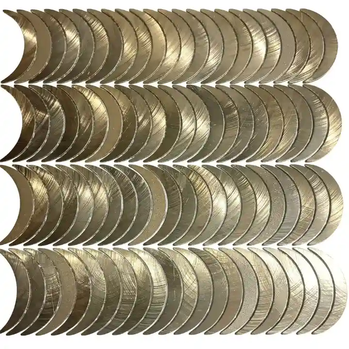 بيرويا شيت صينى الومنيوم باريس 24-04 ح موزاييك 29.5 × 30.5 سم جولد
