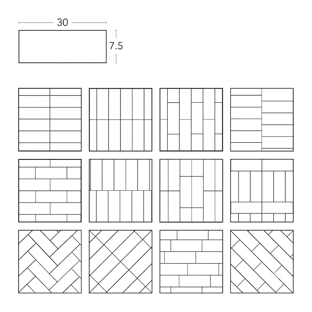 الجوهره سيراميك جيم ح 7.5 × 30 سم ابيض 1.125 فرز 1