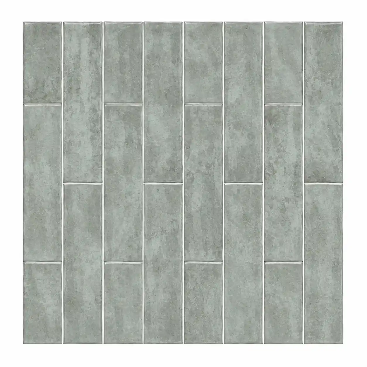 Gemma Ceramic Wall Tile 7.5 x 30 cm Green 1.125 - 1st Choice