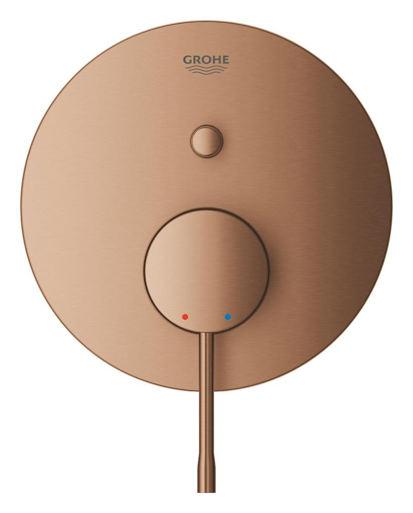 Grohe Essence Concealed Bathtub Mixer with Diverter Crafted - Matte Rose Gold