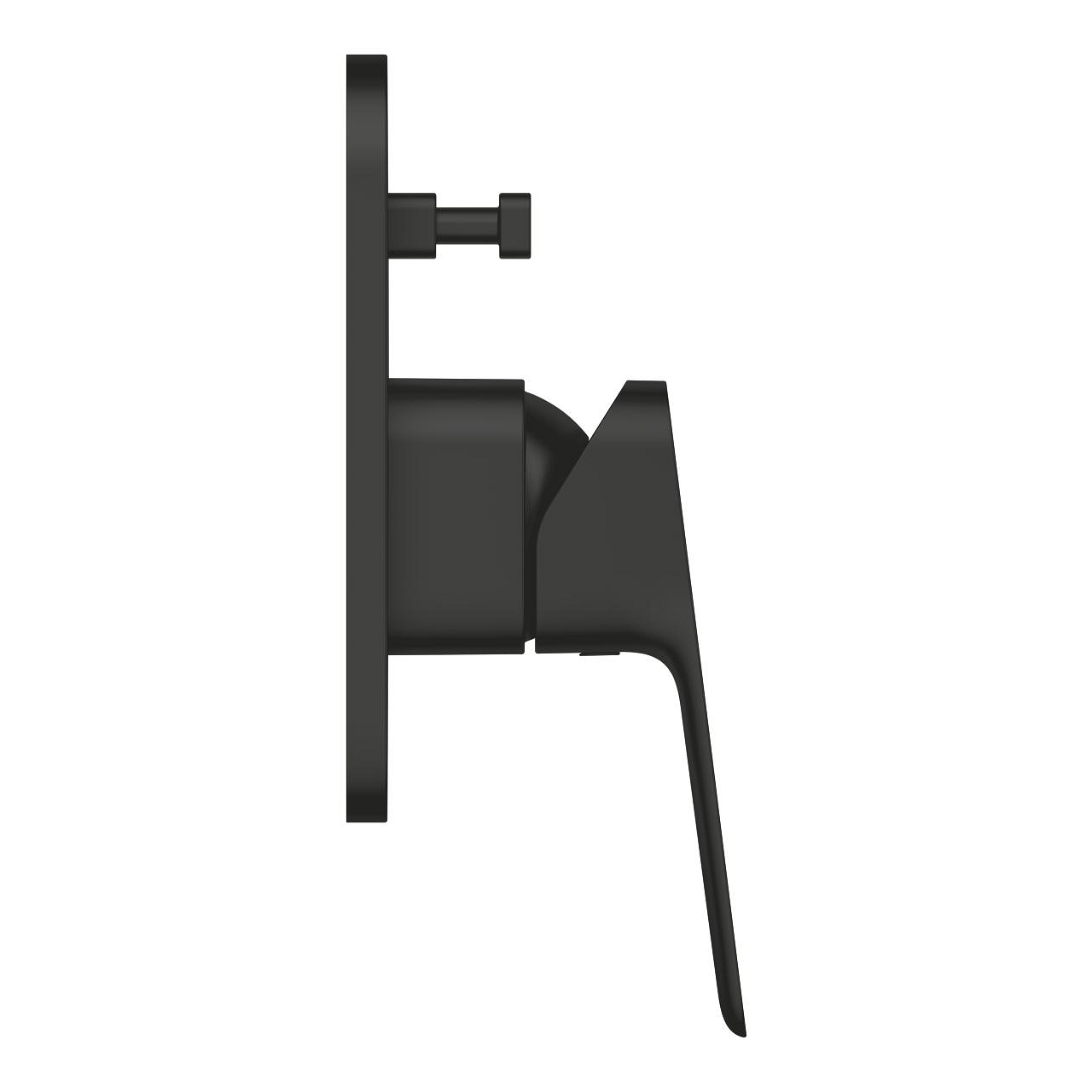 GROHE Cubeo Concealed Bath/Shower Mixer Trim with Diverter, Square - Matte Black