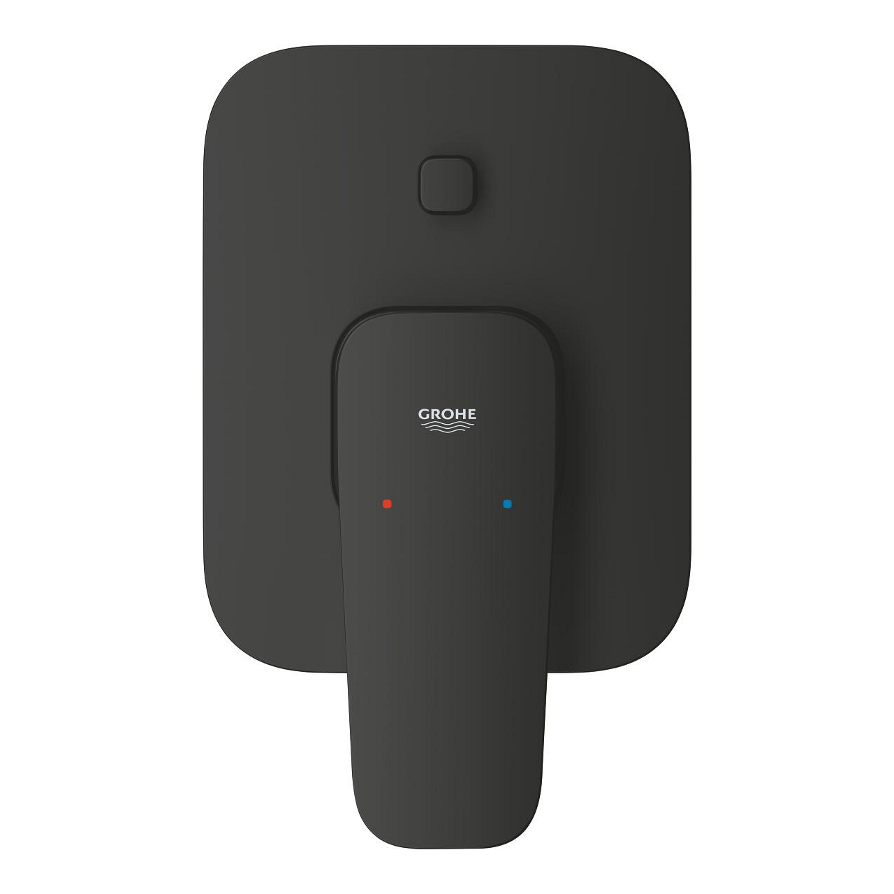 GROHE Cubeo Concealed Bath/Shower Mixer Trim with Diverter, Square - Matte Black