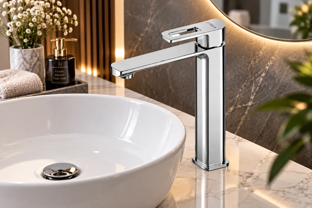 Washbasin Mixer Ritzi Lavish High Chrome H-0002