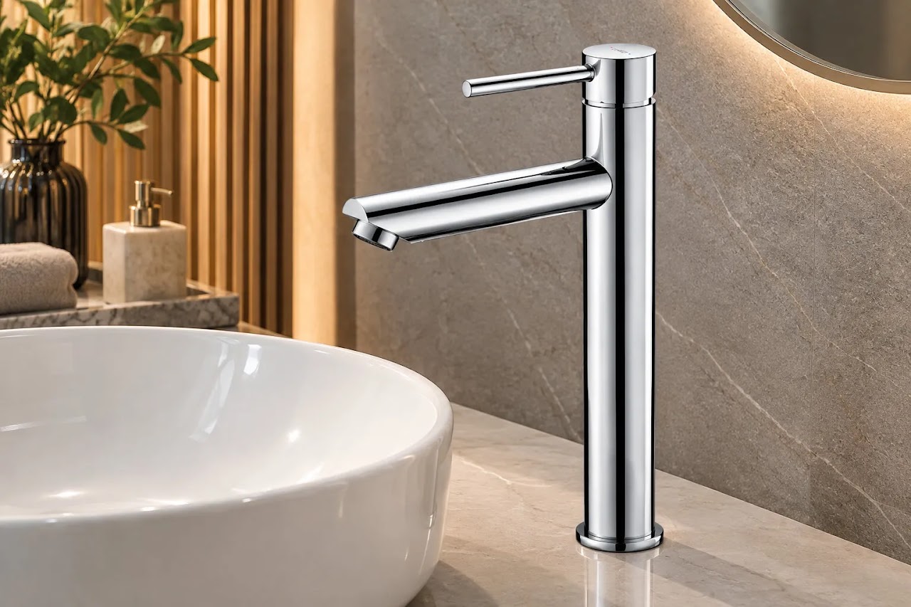 Washbasin Mixer Ritzi Plush High Chrome H-0002