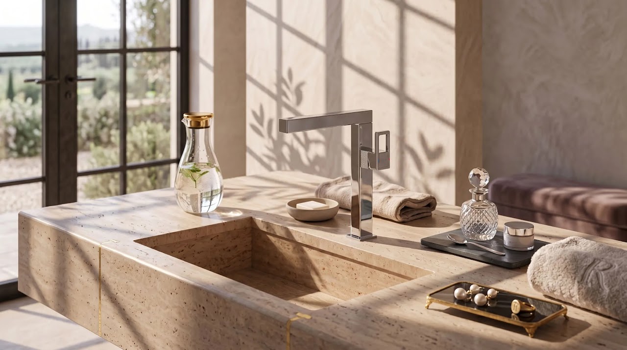 Washbasin Mixer Ritzi Rizz High Chrome H-0002