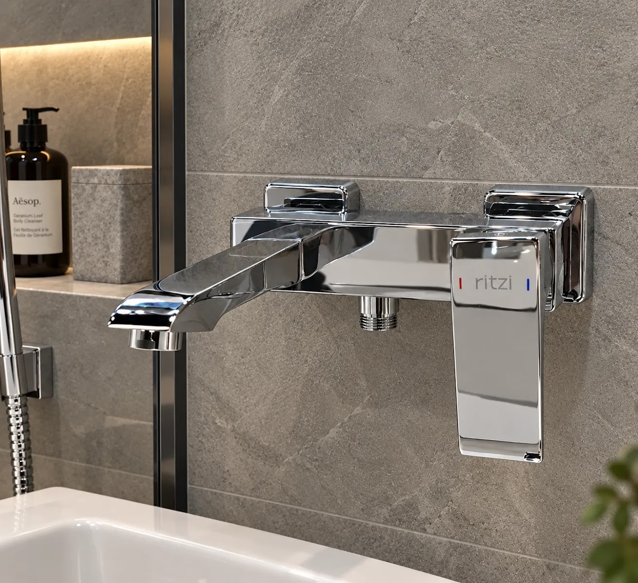 Bath Mixer Ritzi Dainty Standard Chrome B-0003