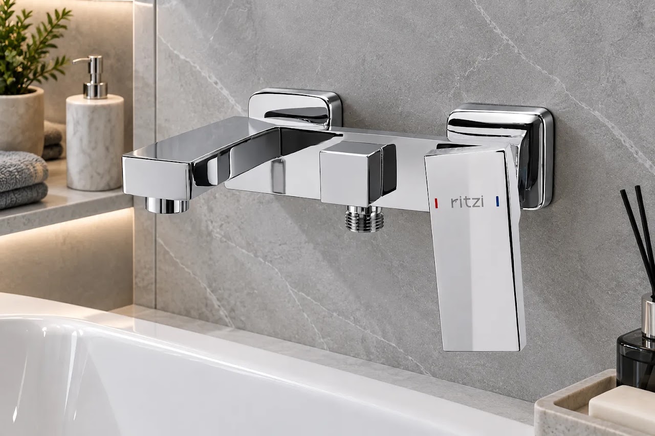 Bath Mixer Ritzi Posh Standard Chrome B-0003