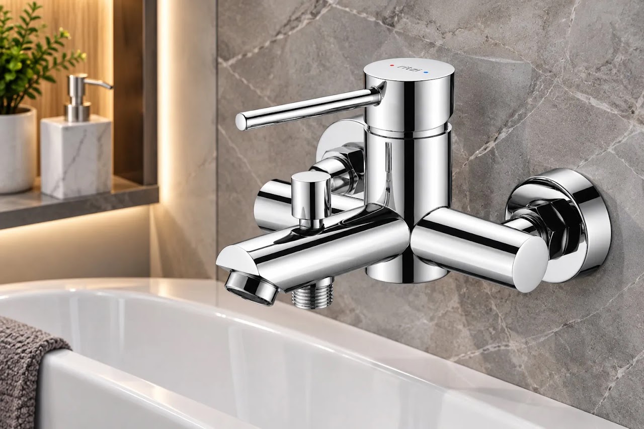 Bath Mixer Ritzi Plush Standard Chrome B-0003