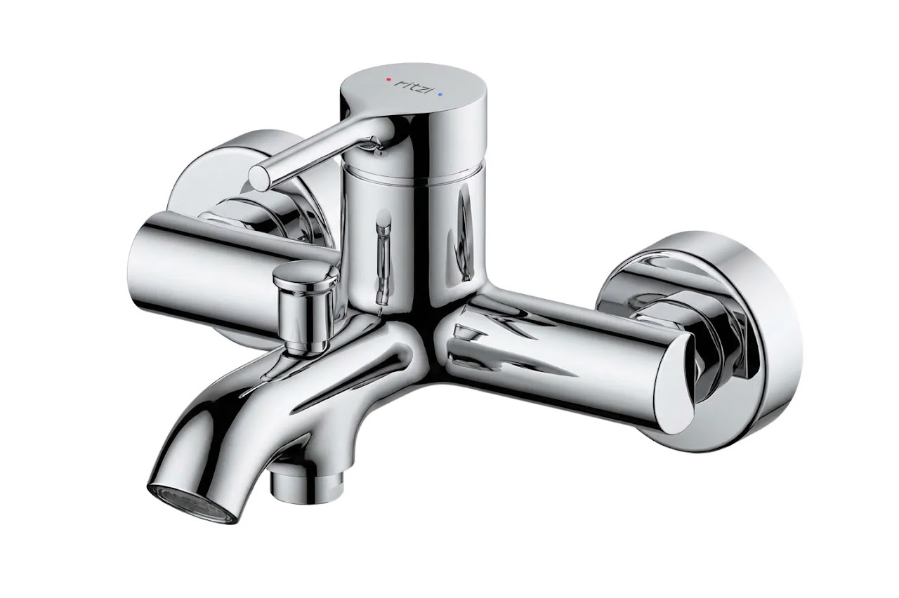 Bath Mixer Ritzi Ornate Standard Chrome B-0003