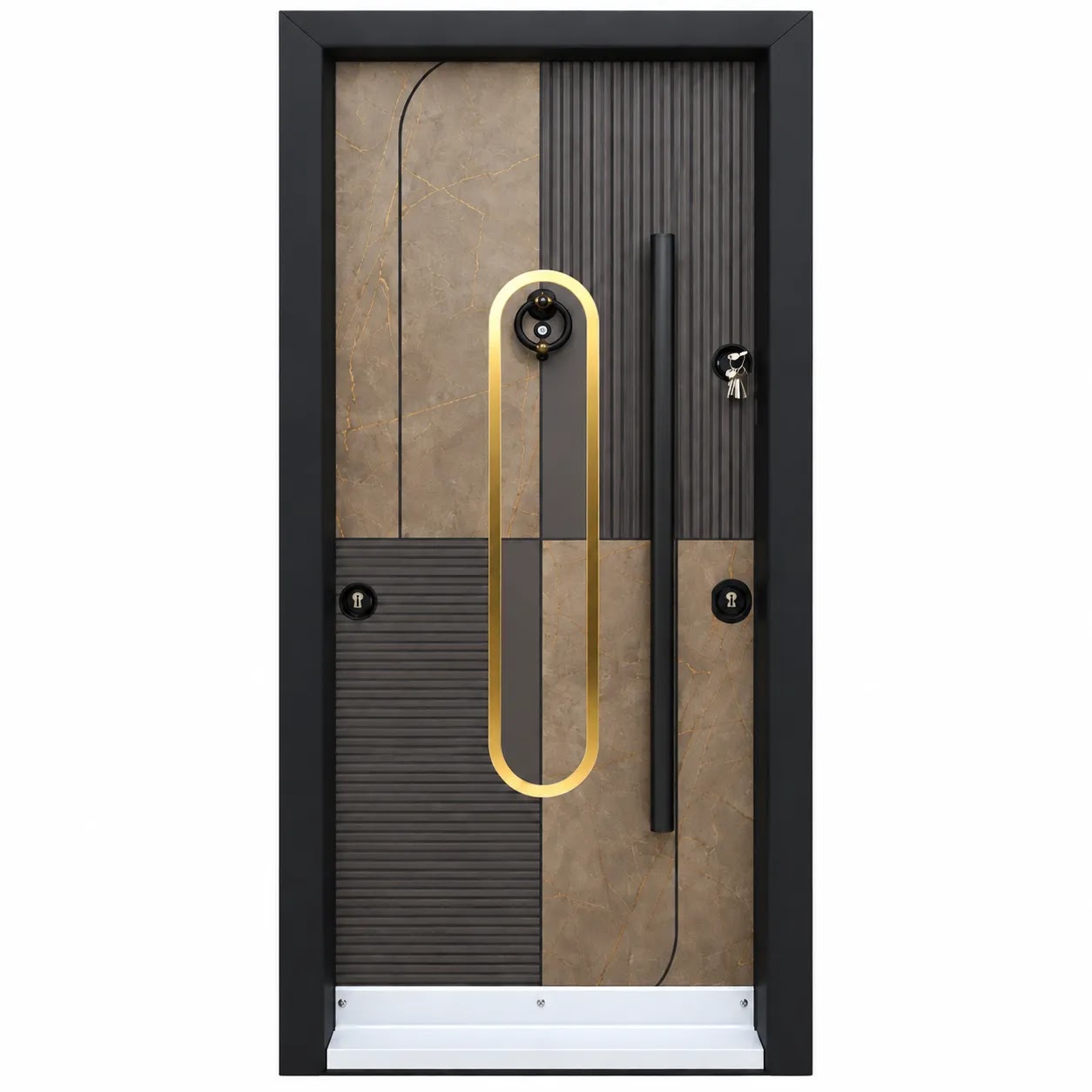 ريتش دور باب مصفح K 164 شمال 100 × 215 سم تركى
