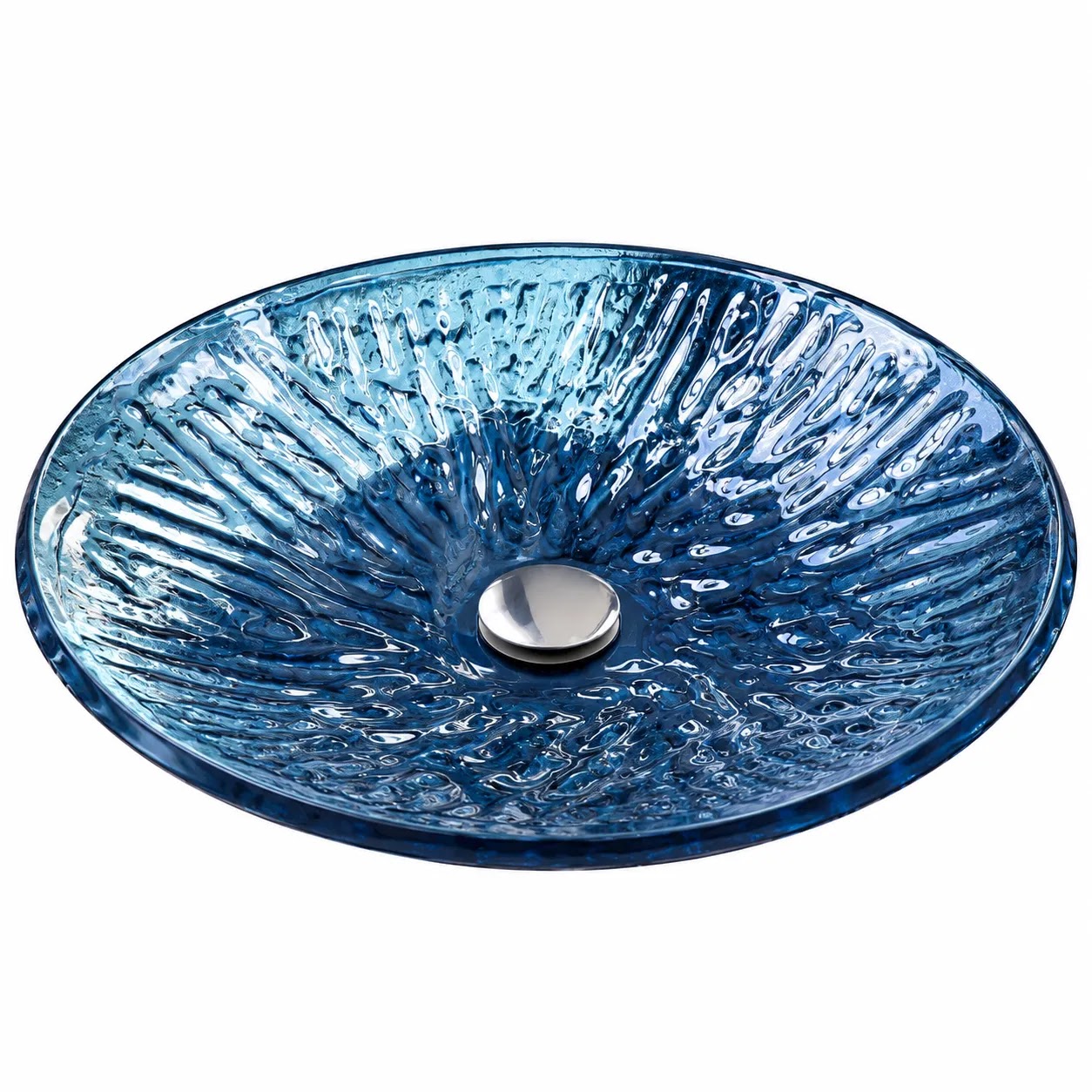 Over-Counter Basin Glacio Glass Blue SF 002