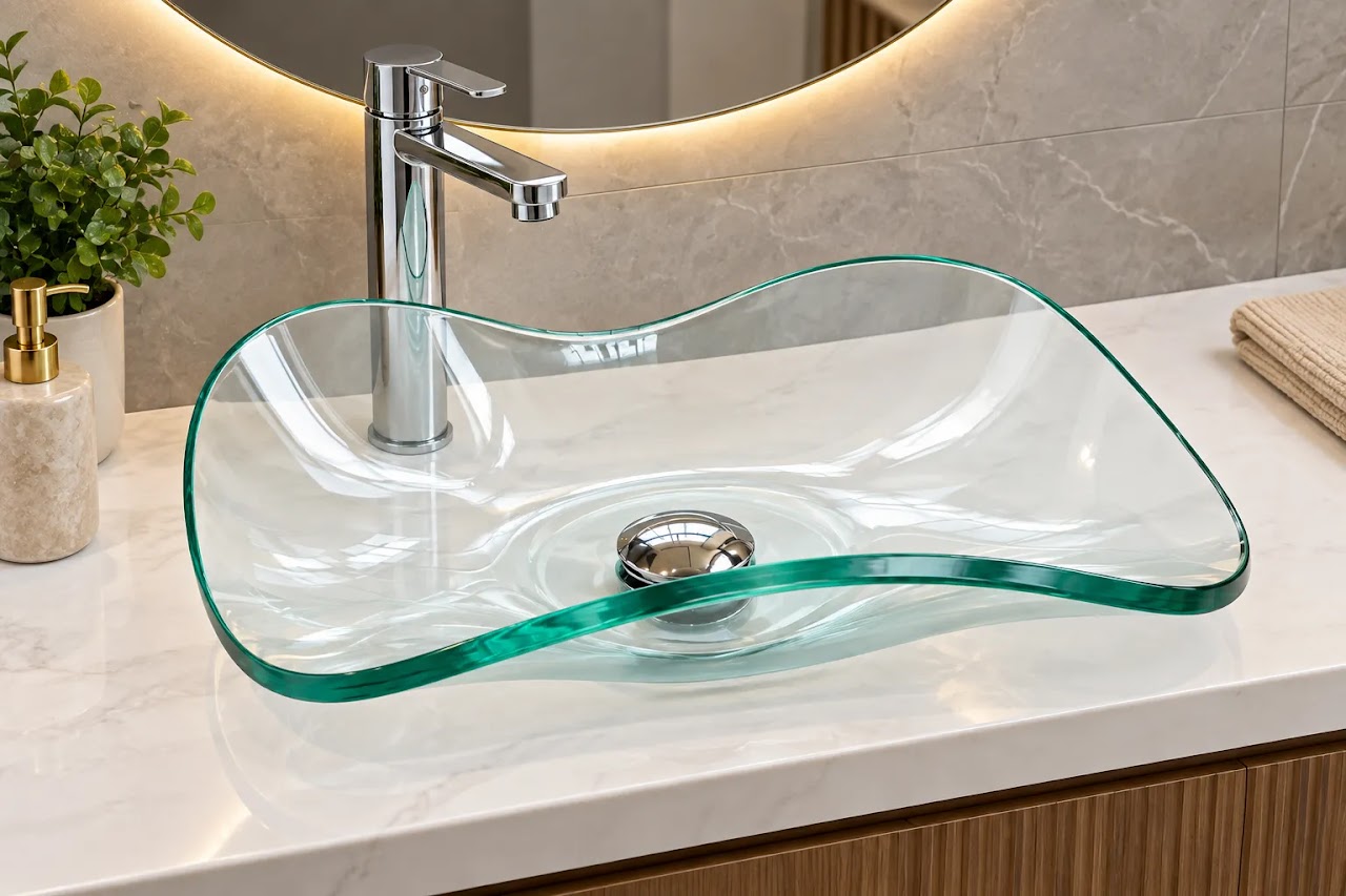 Over-Counter Basin Glacio Glass Transparent SH 003